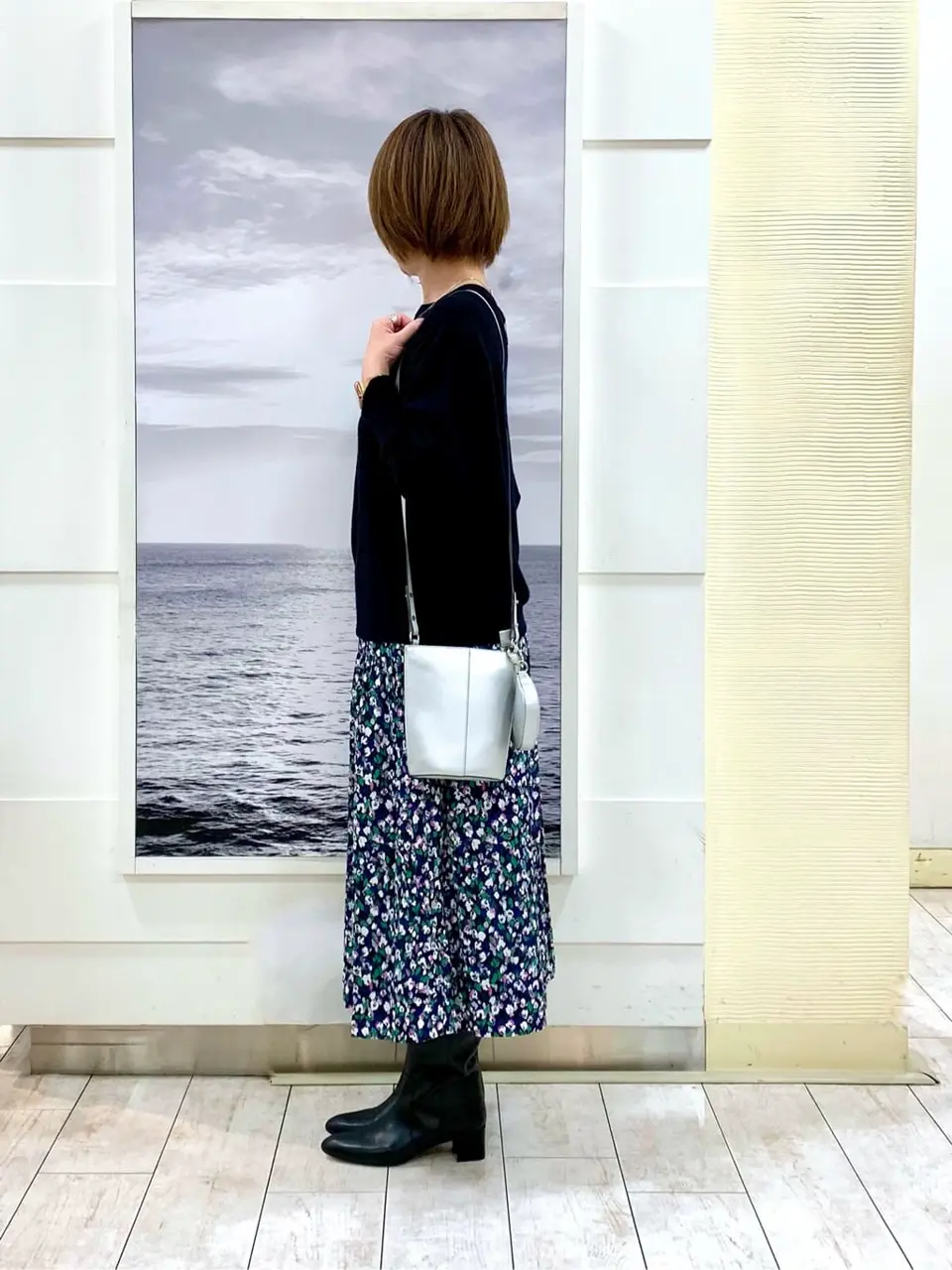 自由区 中鉢 コーディネート画像