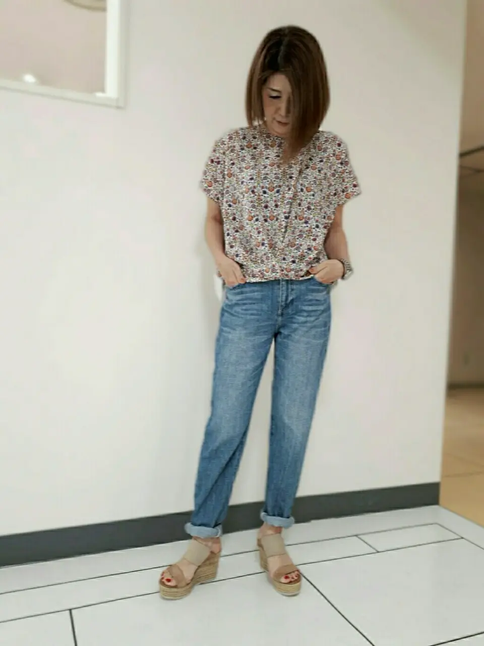 自由区 KAZU コーディネート画像