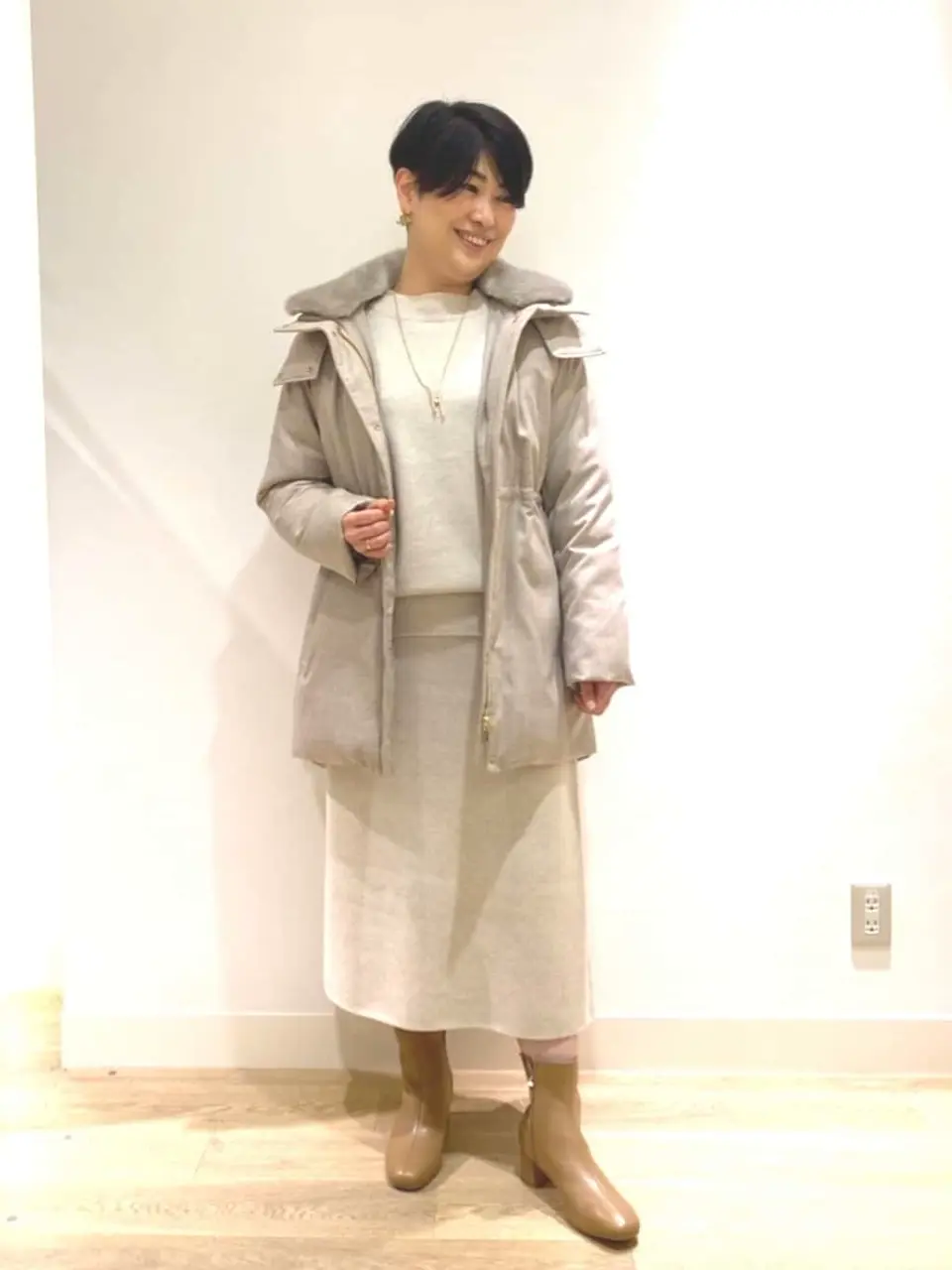 自由区 田中 コーディネート画像