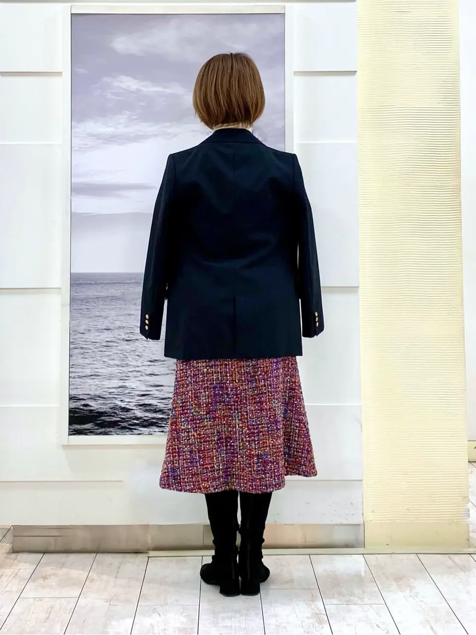 自由区 中鉢 コーディネート画像