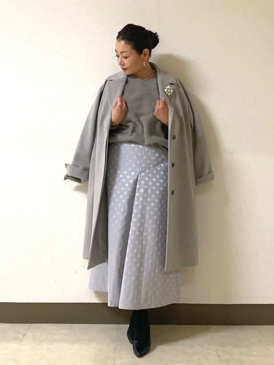 自由区 坂本 コーディネート画像