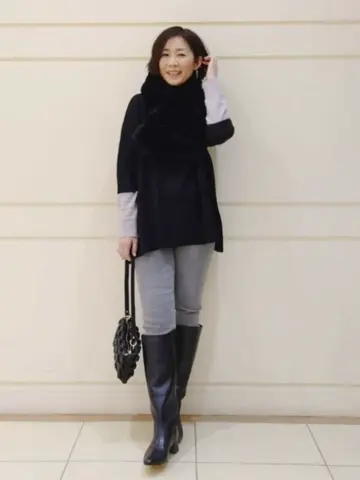 自由区 maruri コーディネート画像