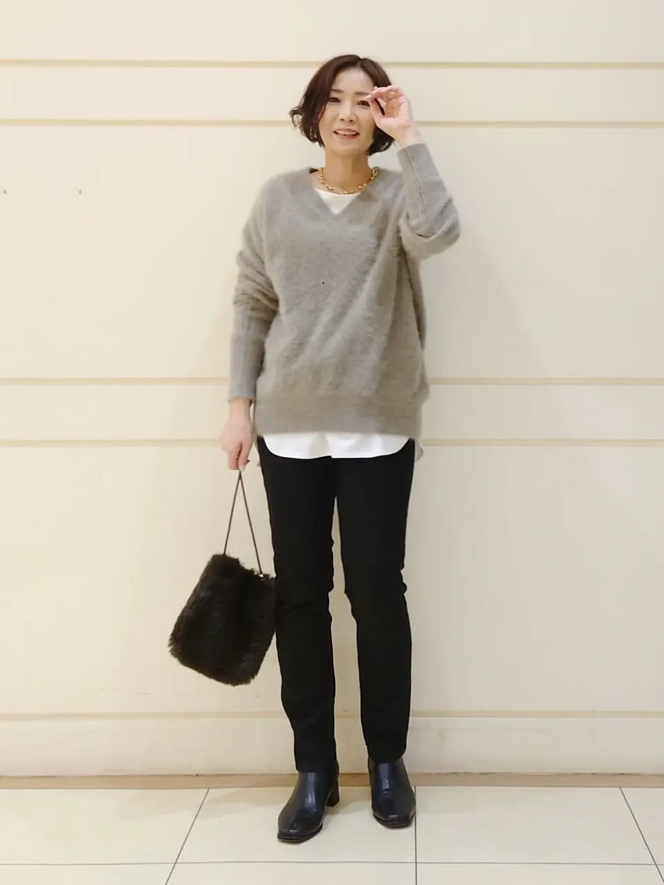 自由区 maruri コーディネート画像