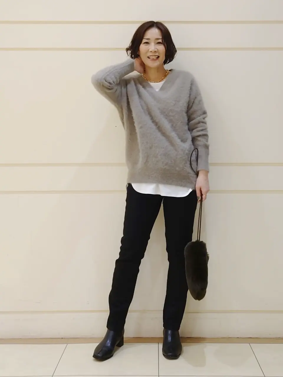 自由区 maruri コーディネート画像