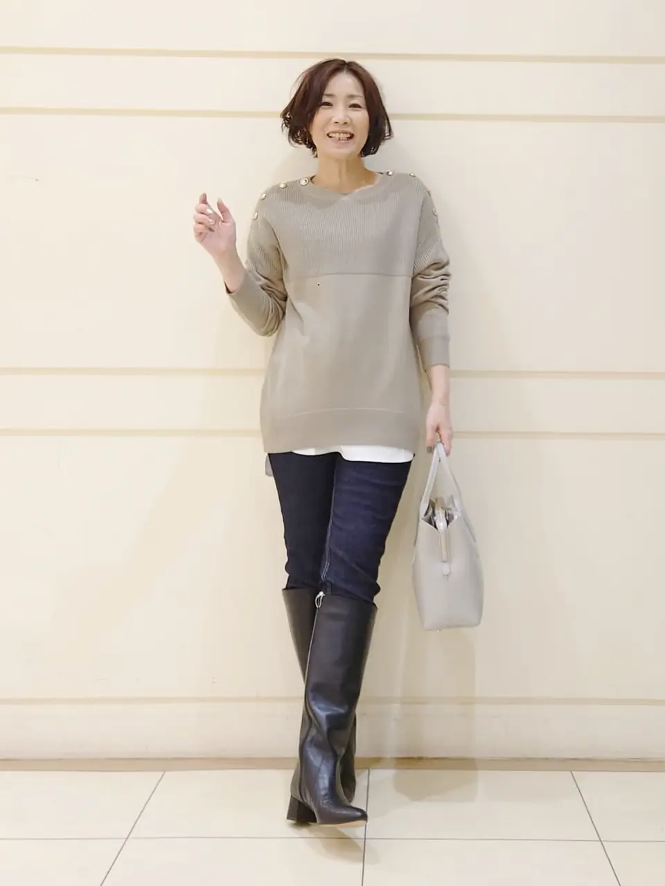 自由区 maruri コーディネート画像