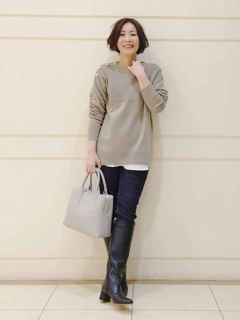 自由区 maruri コーディネート画像