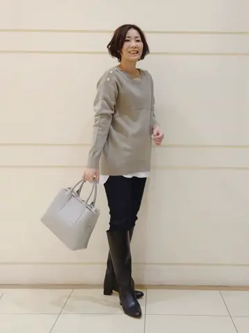 自由区 maruri コーディネート画像