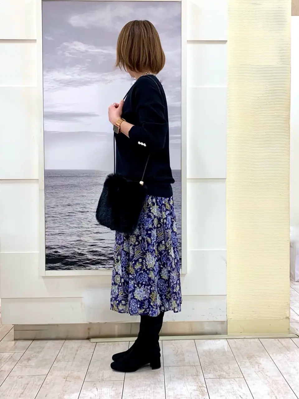 自由区 中鉢 コーディネート画像