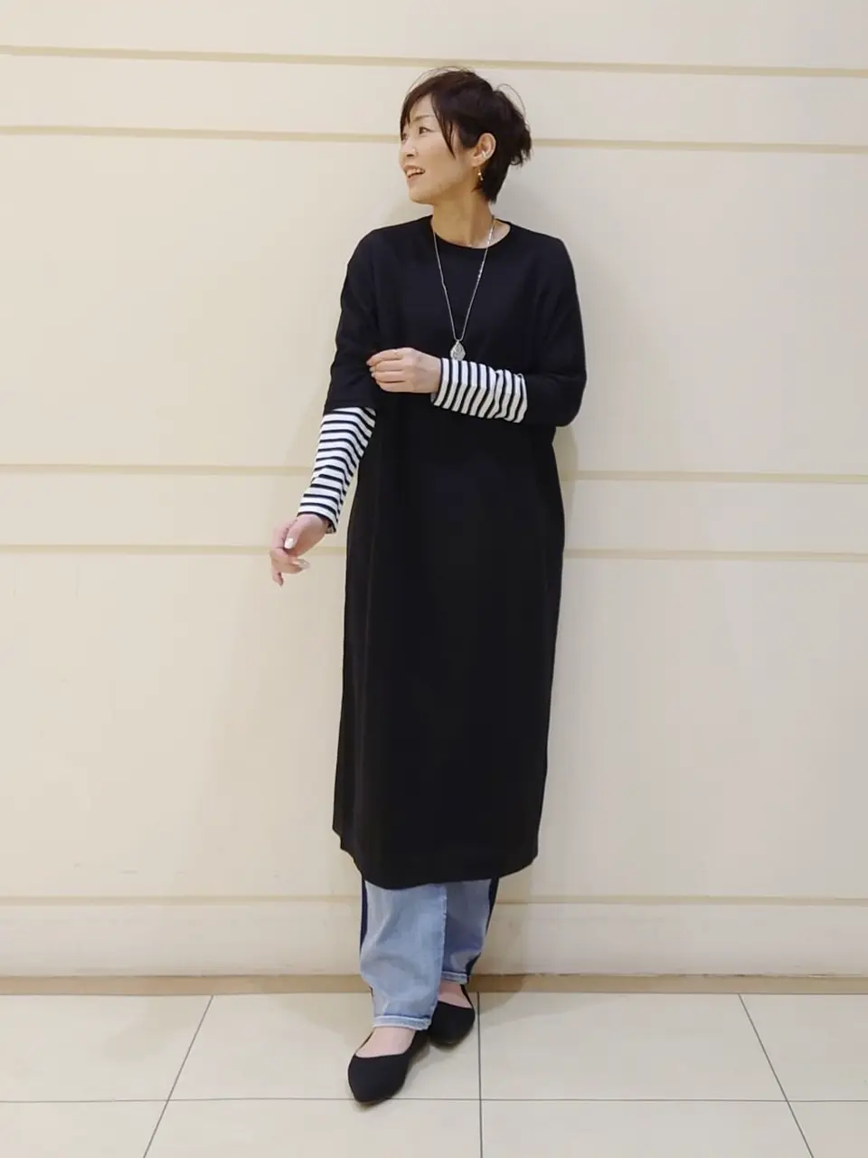 自由区 maruri コーディネート画像