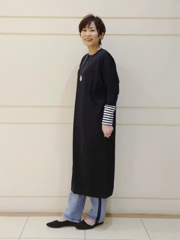 自由区 maruri コーディネート画像