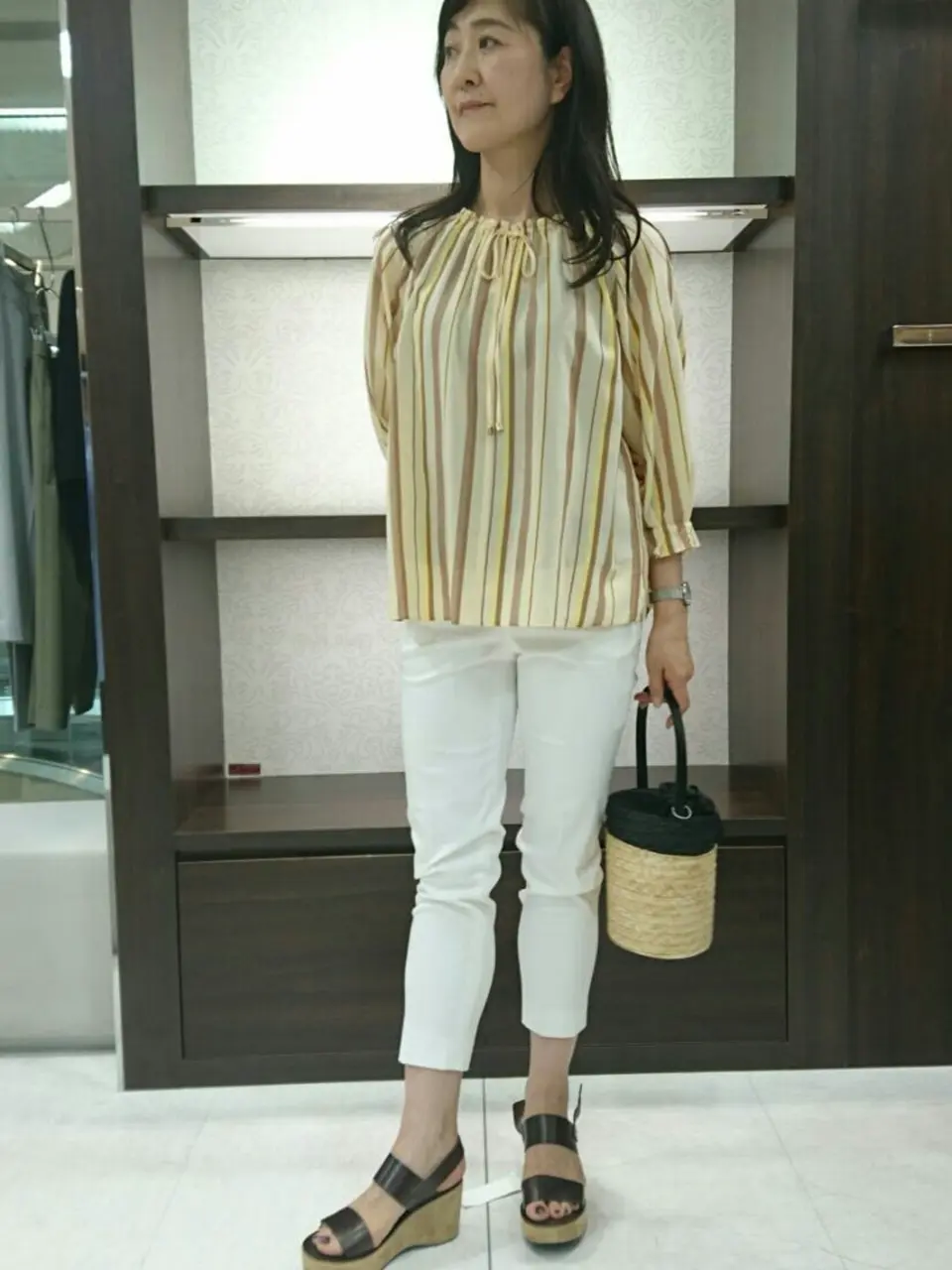 自由区 新保 コーディネート画像