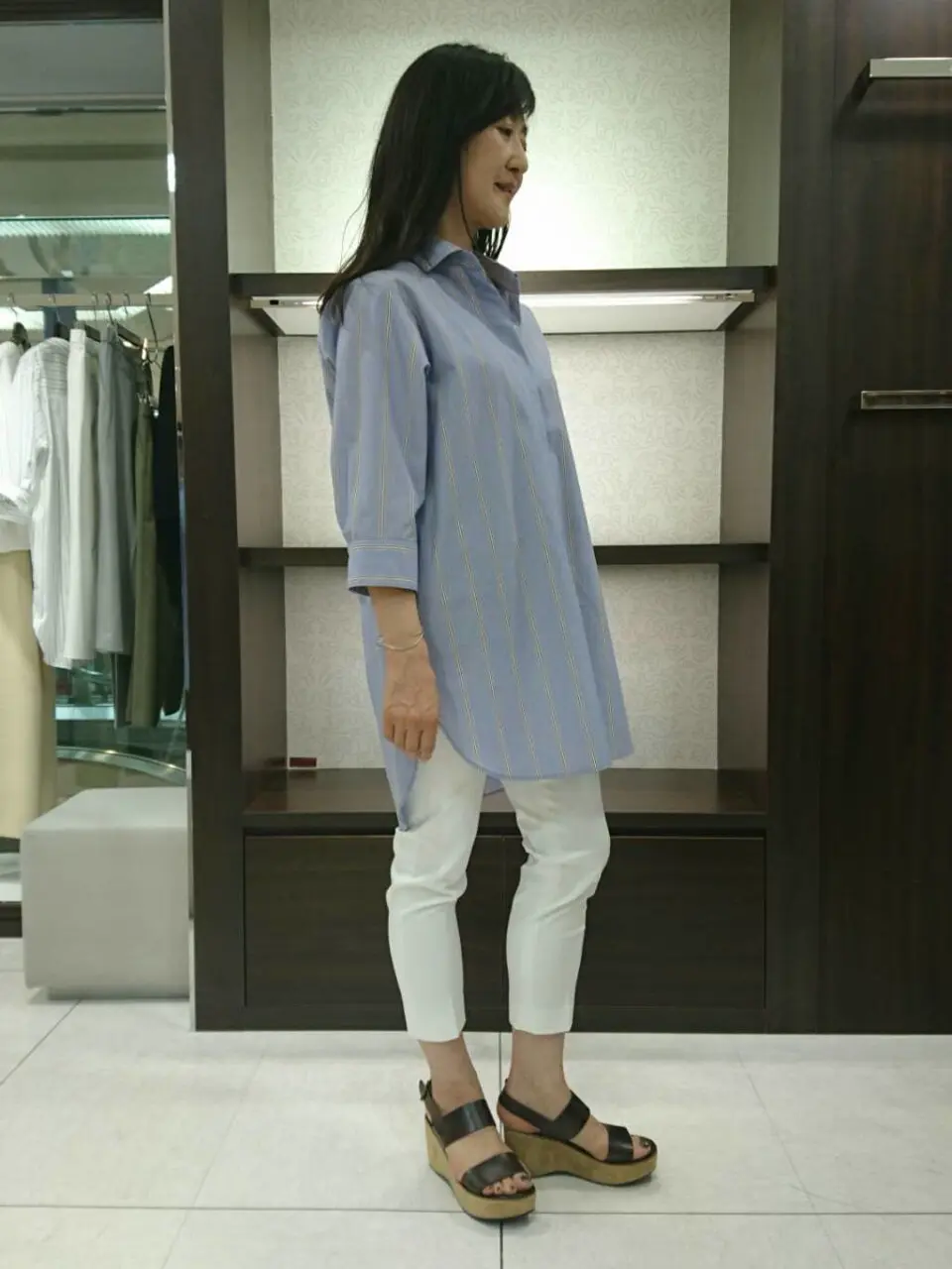 自由区 新保 コーディネート画像