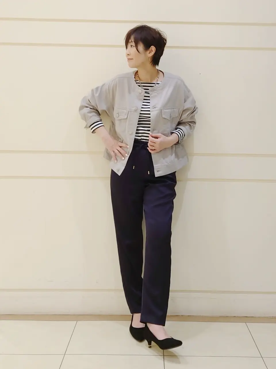 自由区 maruri コーディネート画像