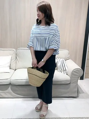 自由区 上島 コーディネート画像