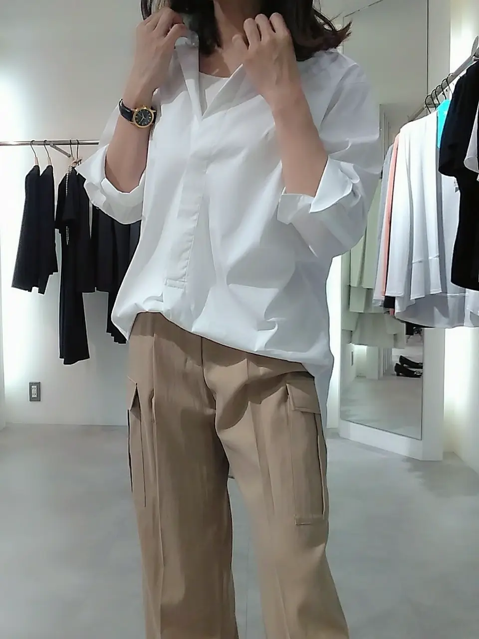 自由区 東 コーディネート画像