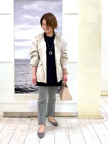 自由区 中鉢 コーディネート画像