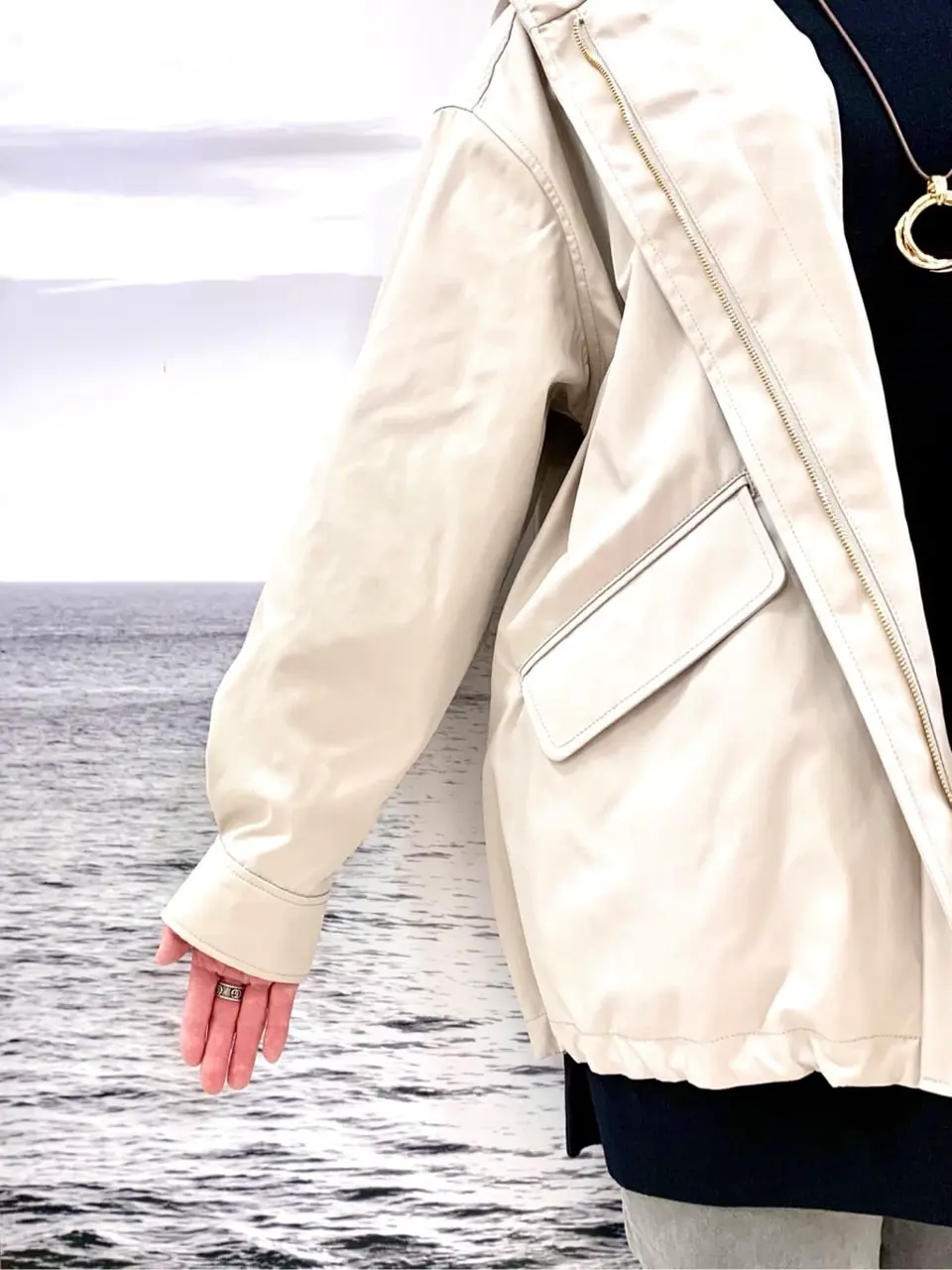 自由区 中鉢 コーディネート画像