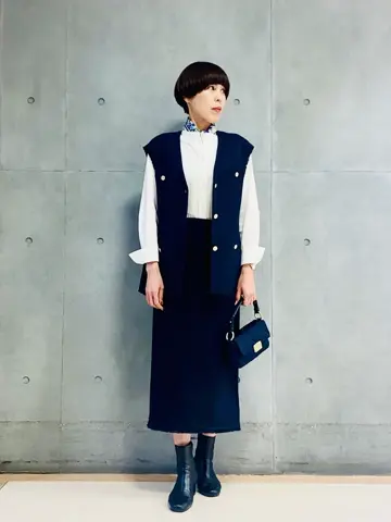 自由区 冨樫 コーディネート画像