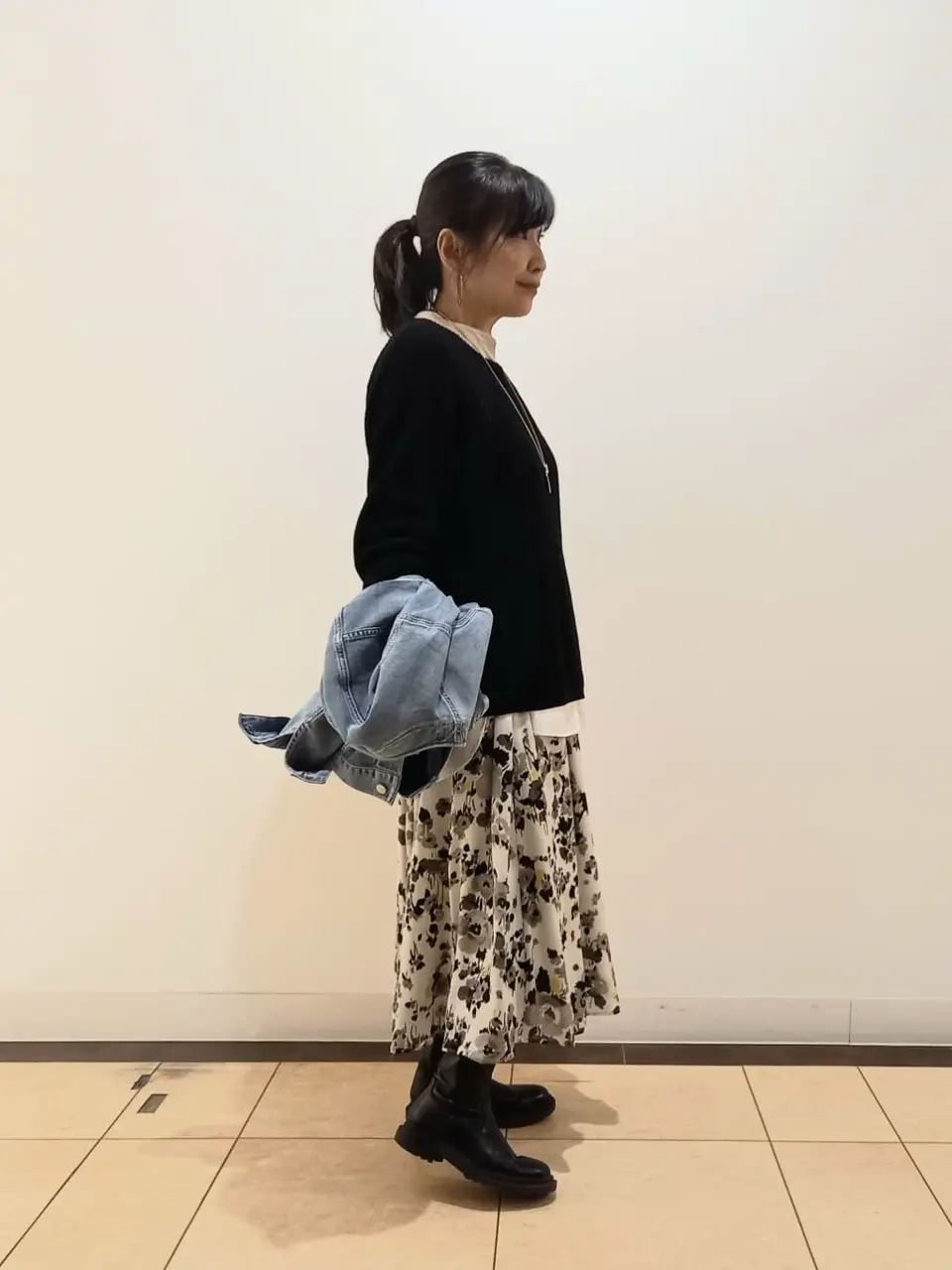 自由区 中川 コーディネート画像