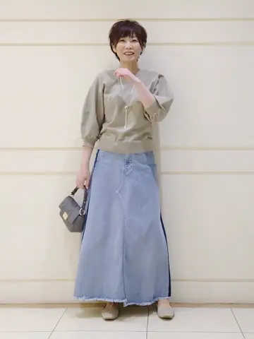 自由区 maruri コーディネート画像