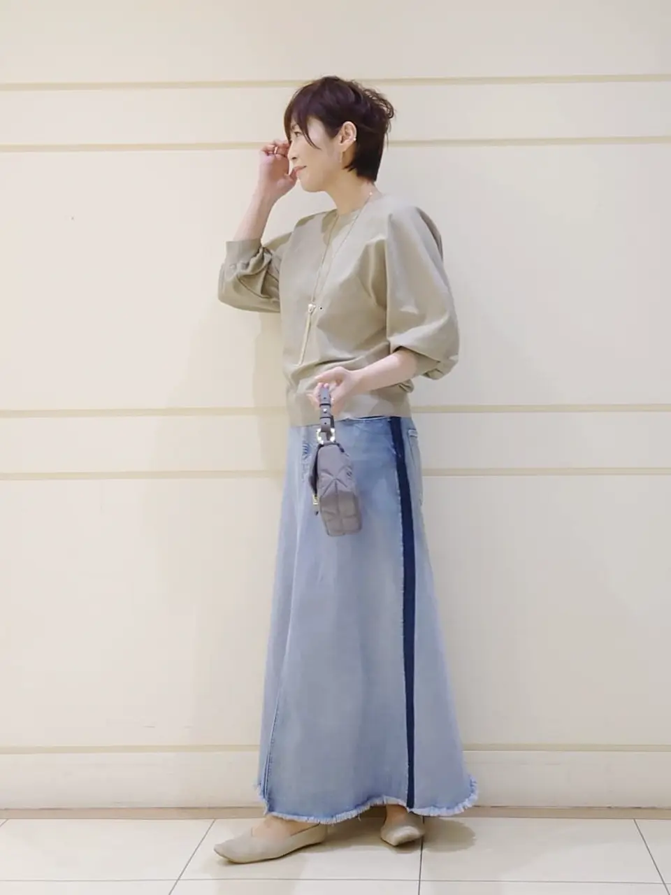 自由区 maruri コーディネート画像