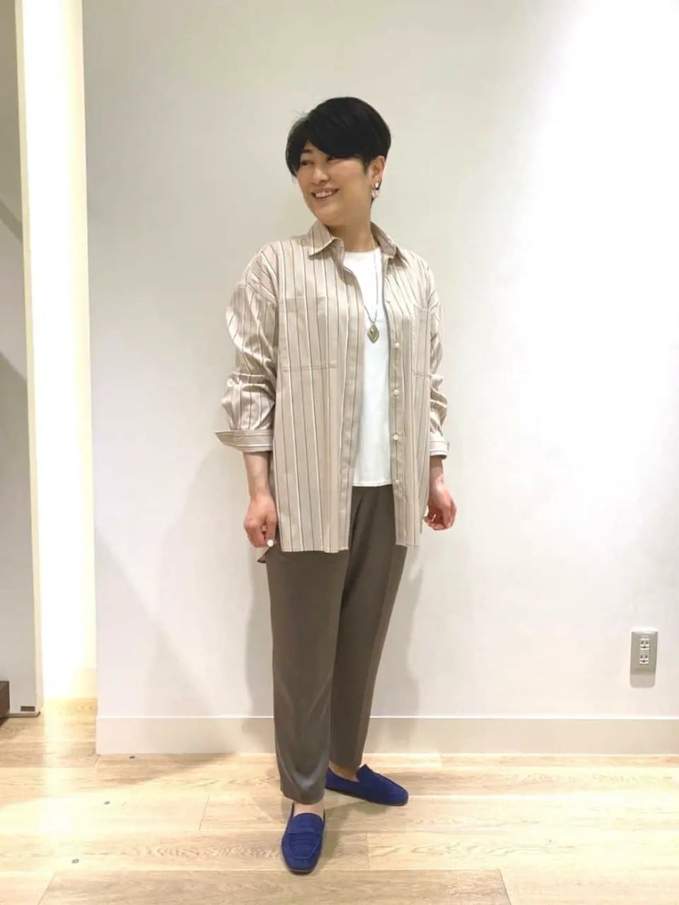 自由区 田中 コーディネート画像