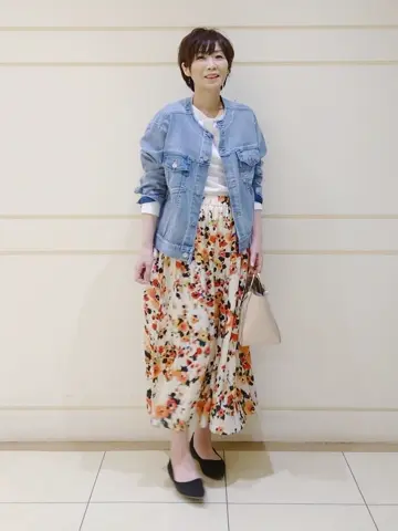 自由区 maruri コーディネート画像