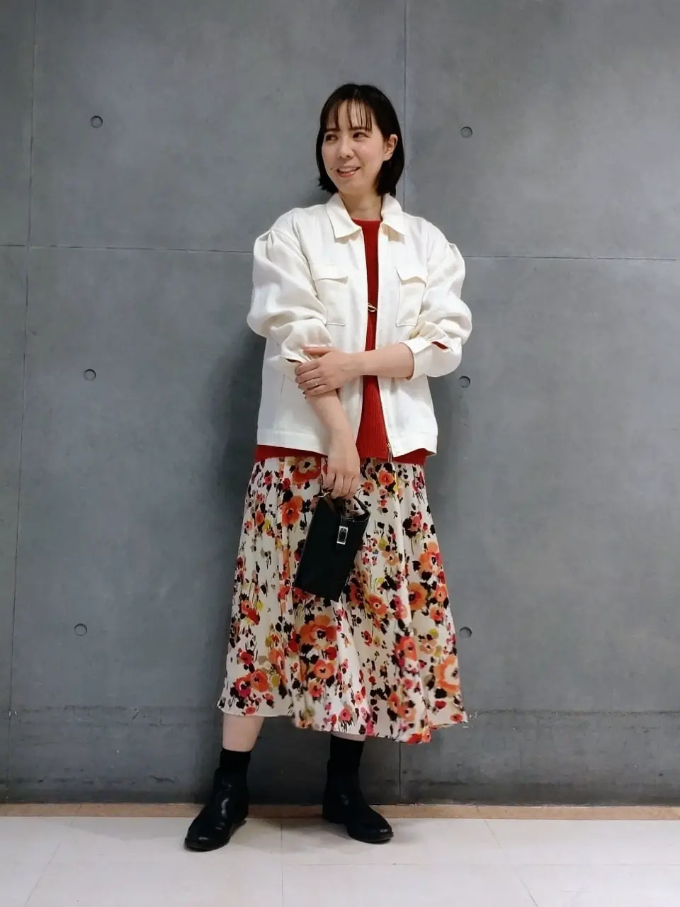 自由区 丸尾 コーディネート画像