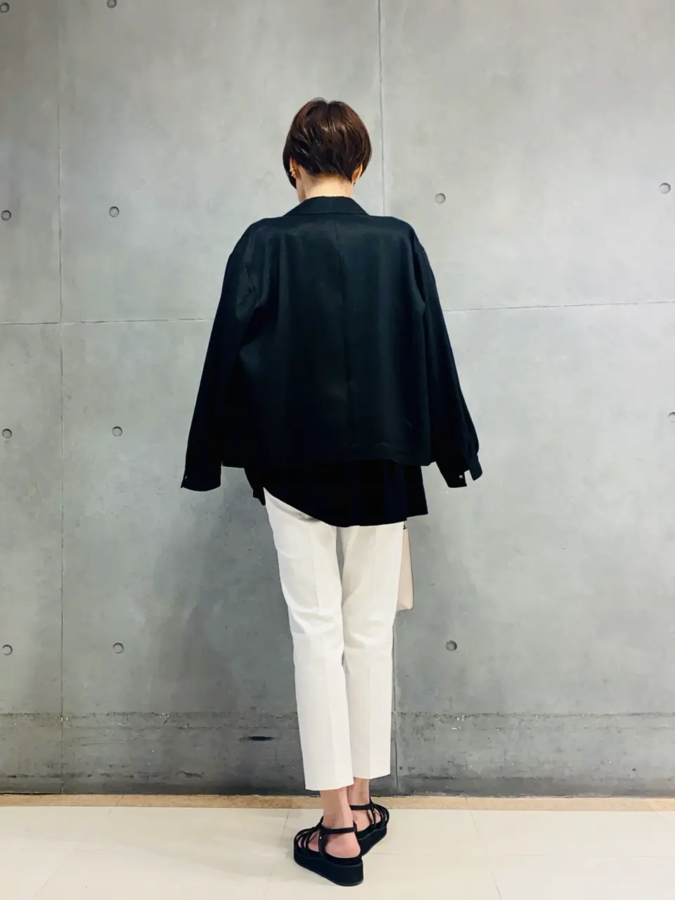 自由区 冨樫 コーディネート画像