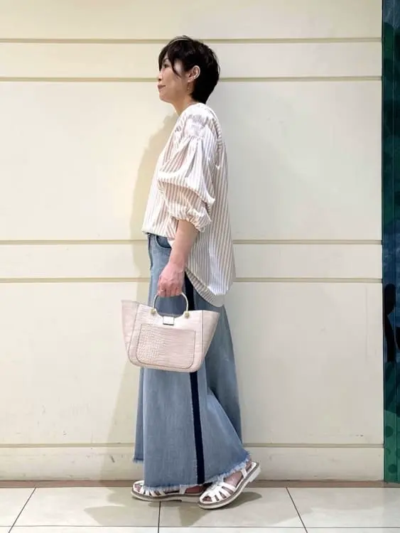 自由区 maruri コーディネート画像