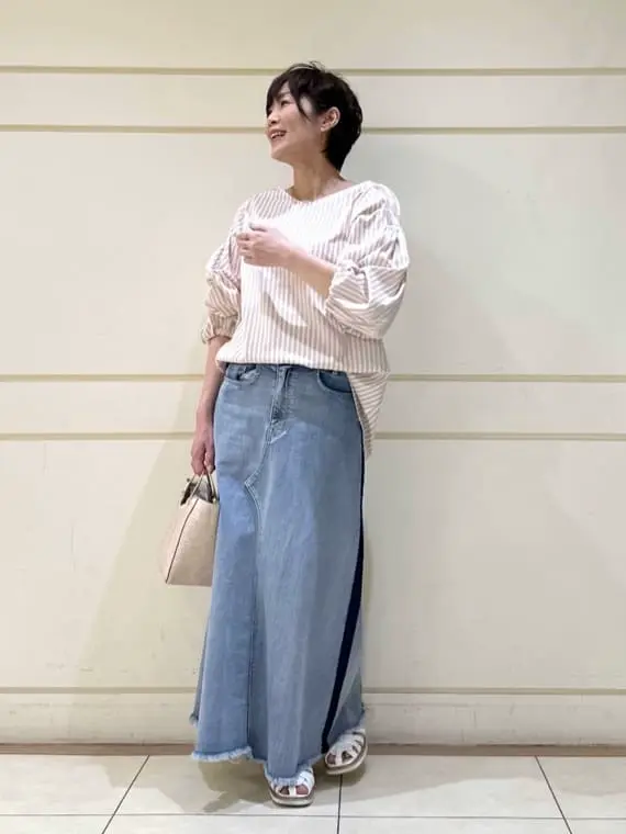 自由区 maruri コーディネート画像