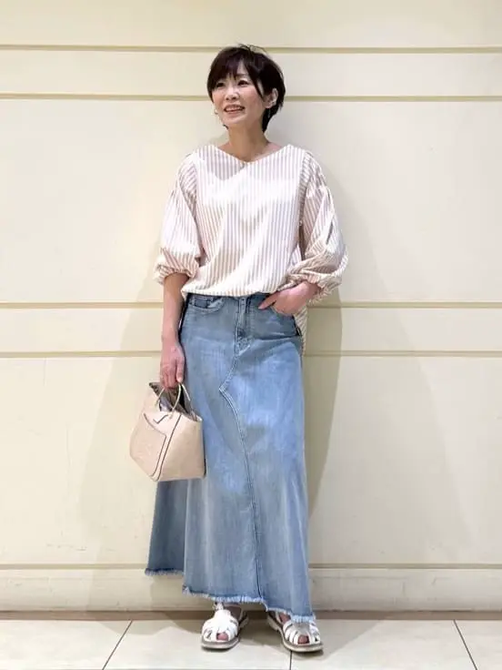 自由区 maruri コーディネート画像