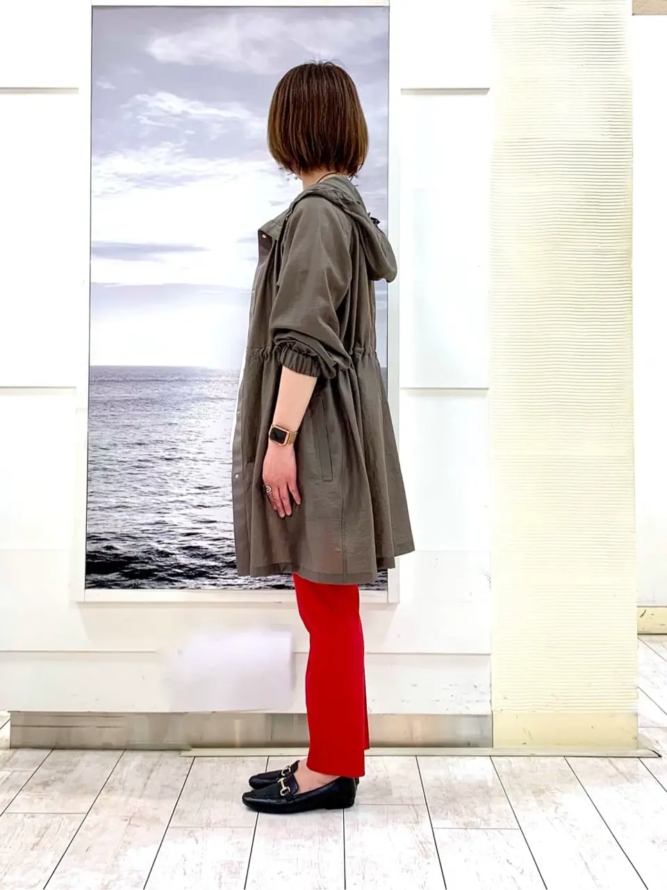 自由区 中鉢 コーディネート画像