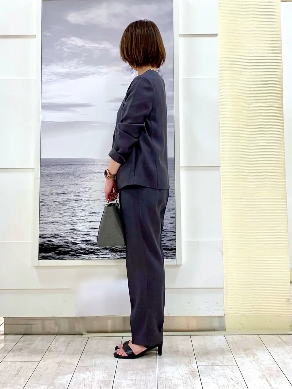 自由区 中鉢 コーディネート画像