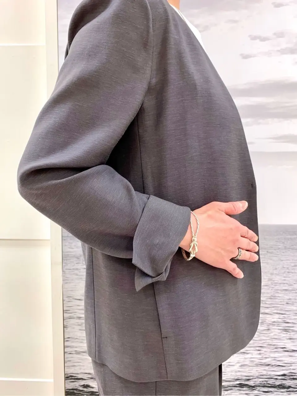 自由区 中鉢 コーディネート画像