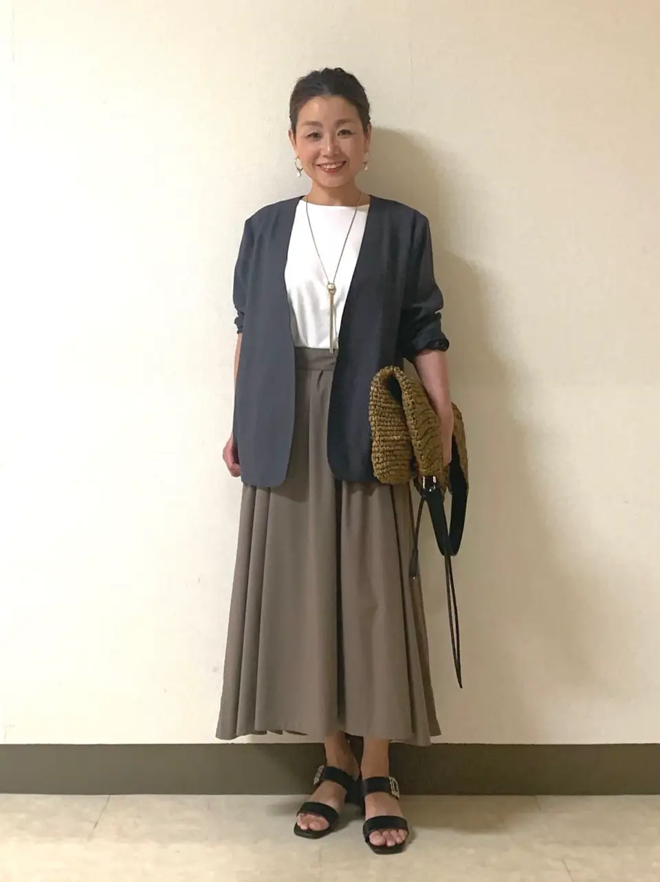 自由区 坂本 コーディネート画像