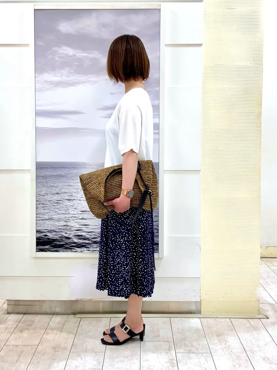 自由区 中鉢 コーディネート画像