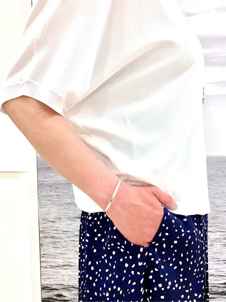 自由区 中鉢 コーディネート画像