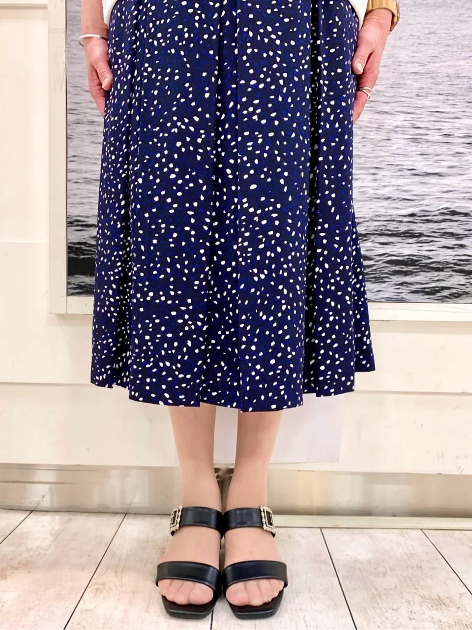 自由区 中鉢 コーディネート画像