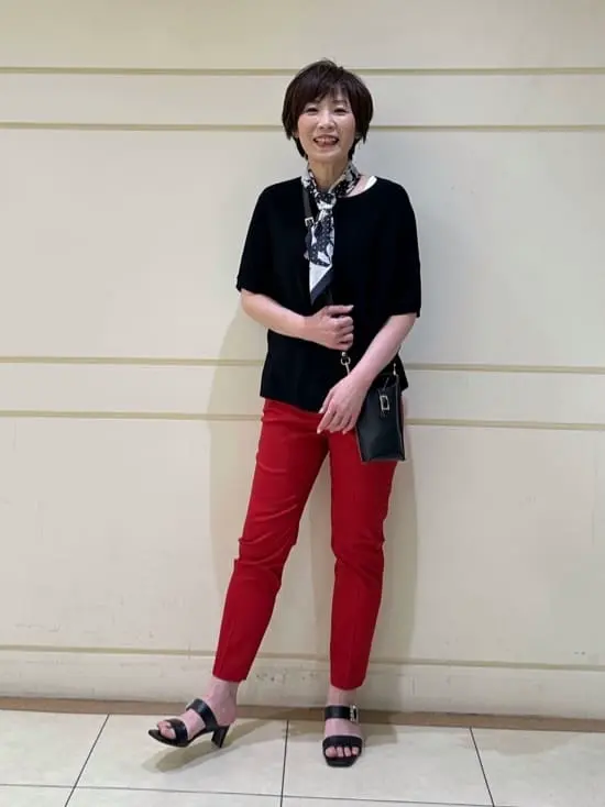 自由区 maruri コーディネート画像