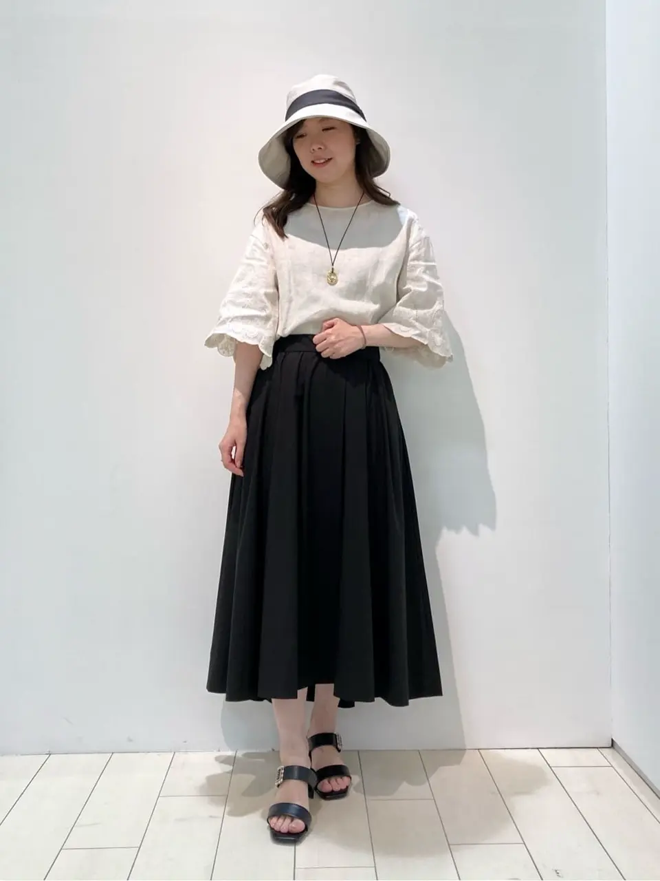 自由区 檀 コーディネート画像