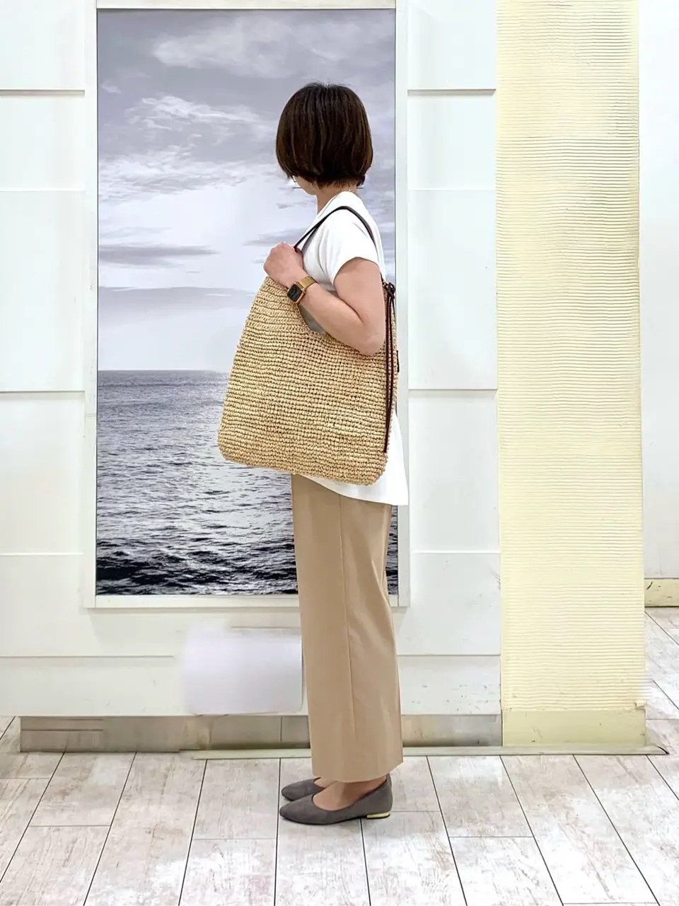 自由区 中鉢 コーディネート画像