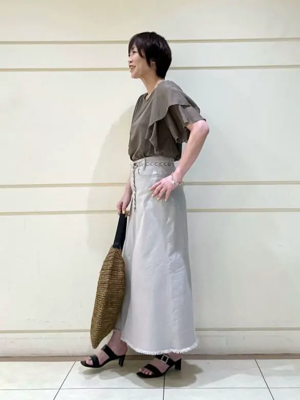 自由区 maruri コーディネート画像