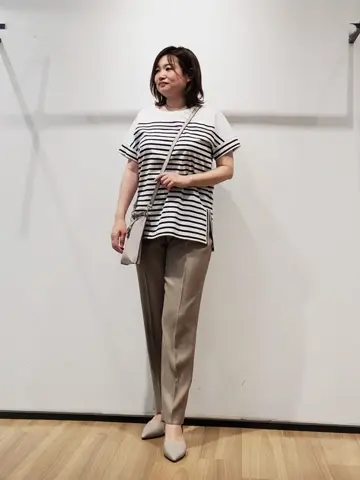 自由区 eri コーディネート画像