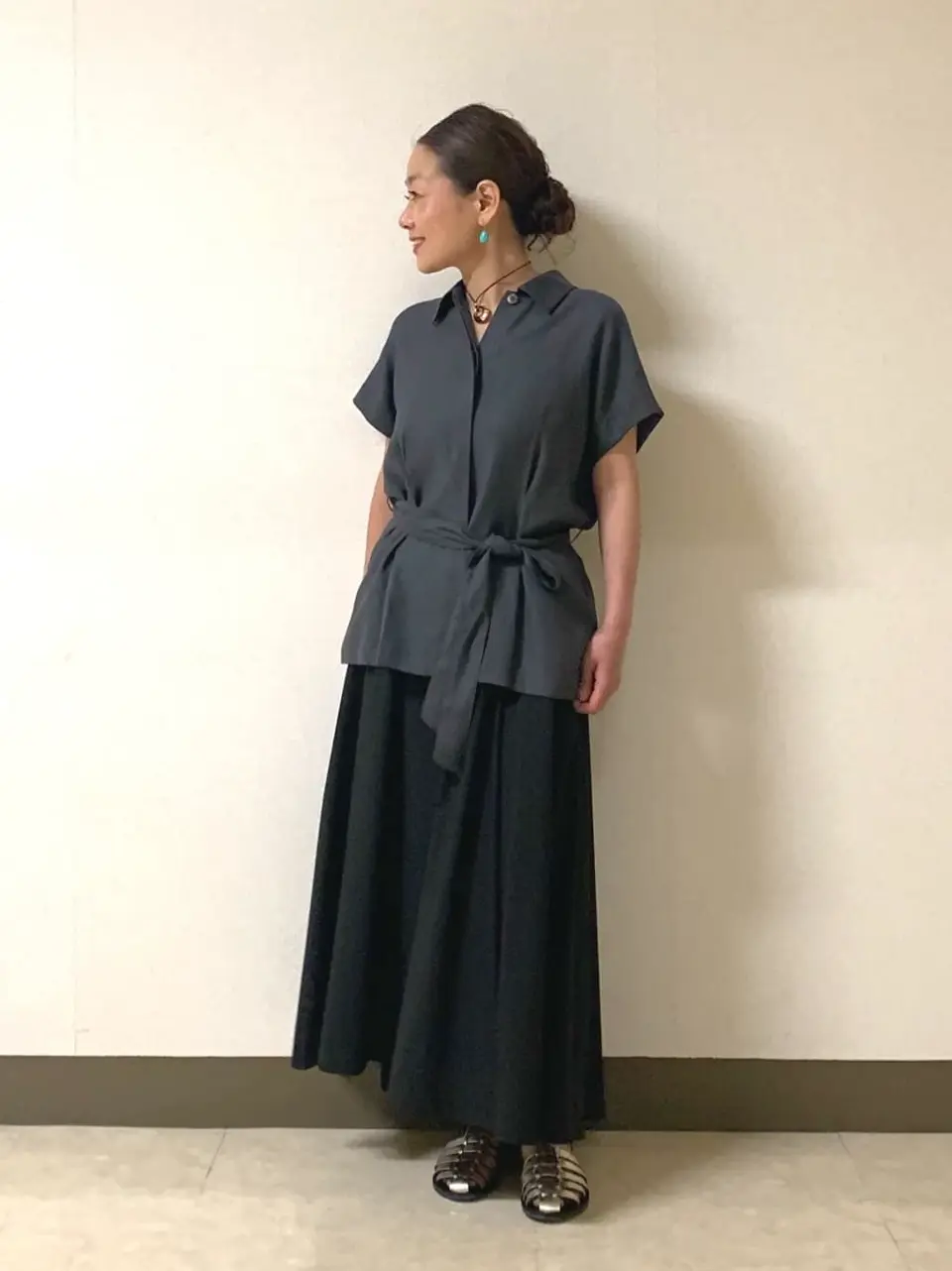 自由区 坂本 コーディネート画像