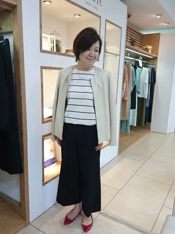 自由区 田中 コーディネート画像