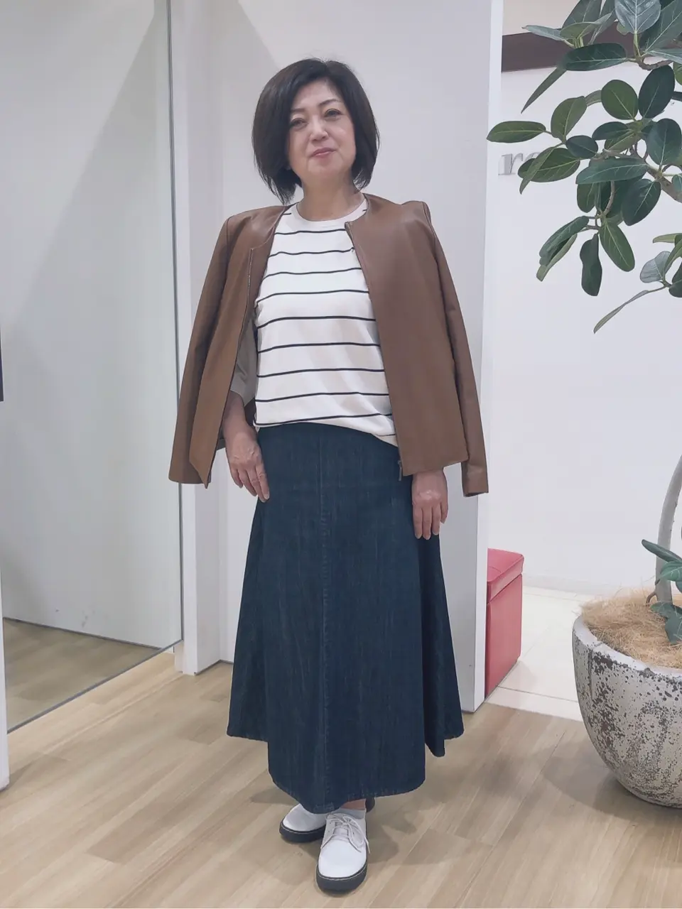 自由区 小森 コーディネート画像