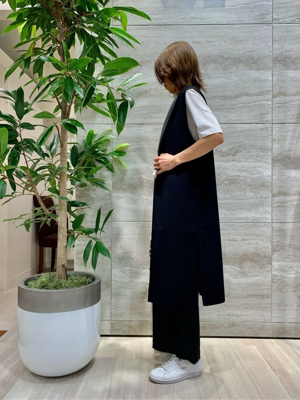 自由区 Ishii コーディネート画像