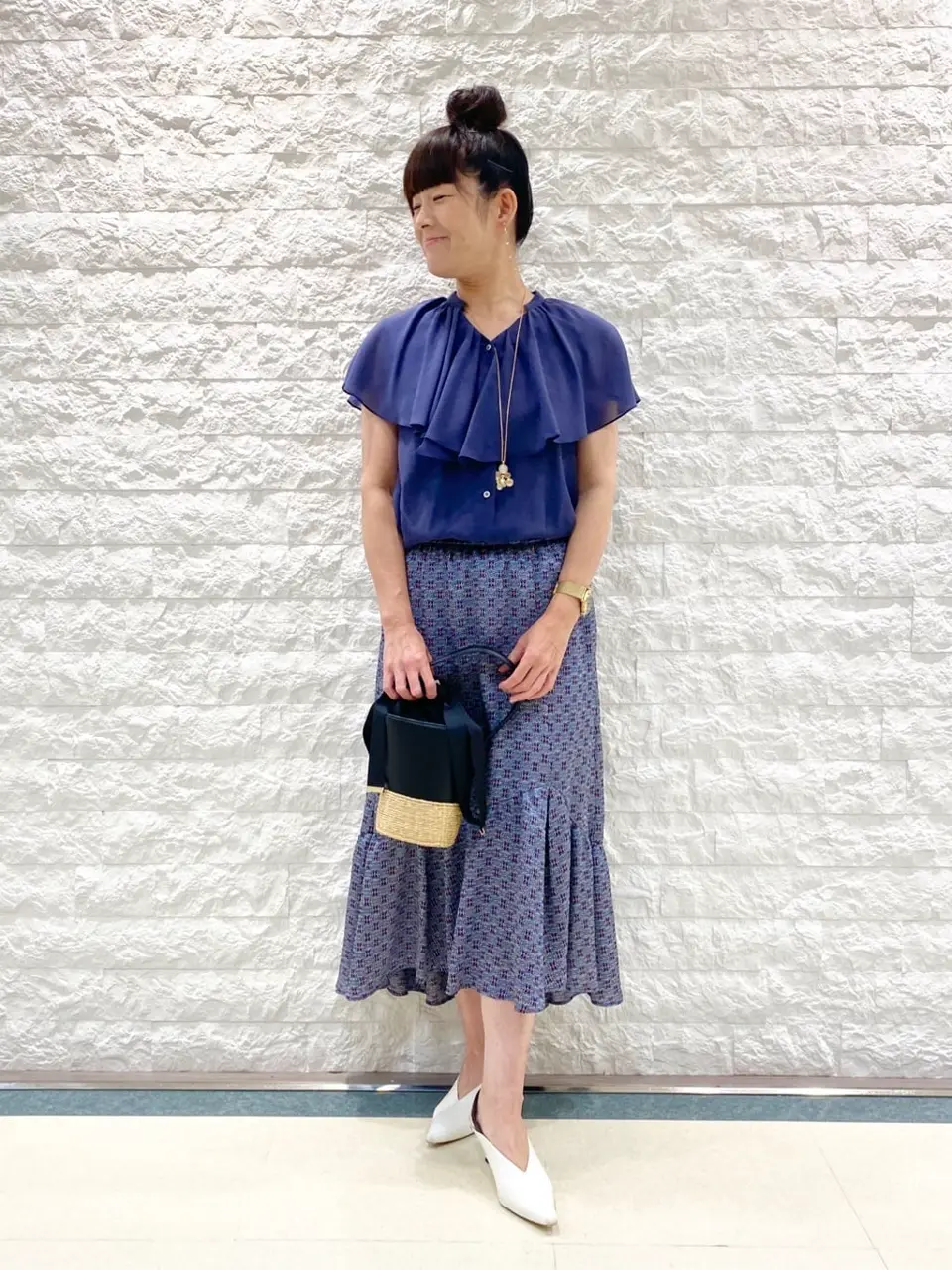 自由区 林 コーディネート画像