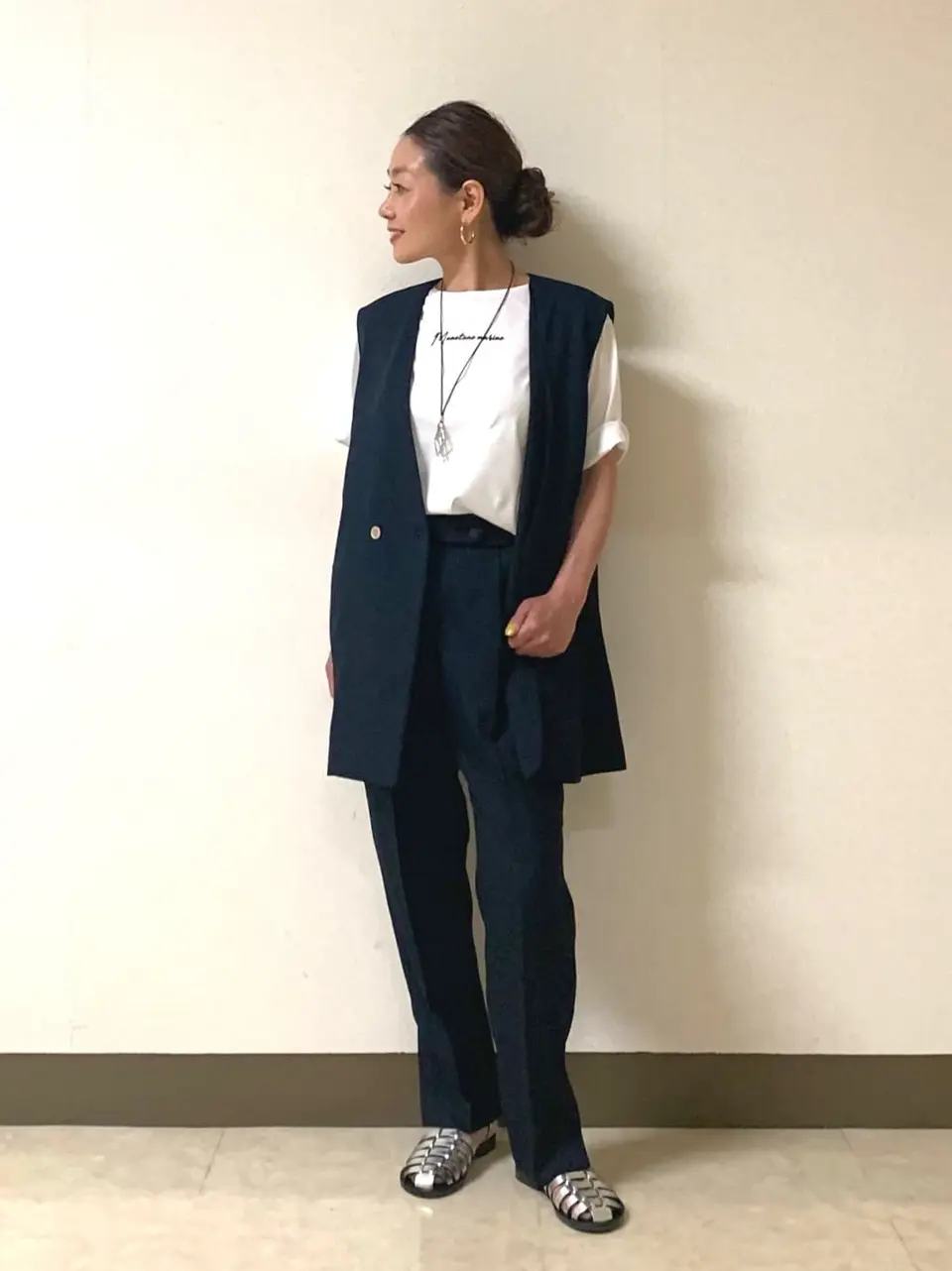 自由区 坂本 コーディネート画像